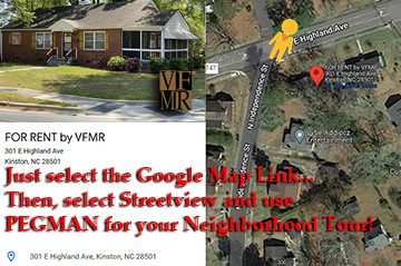 Neighborhood Panoramic Tour courtesy of Google Maps.